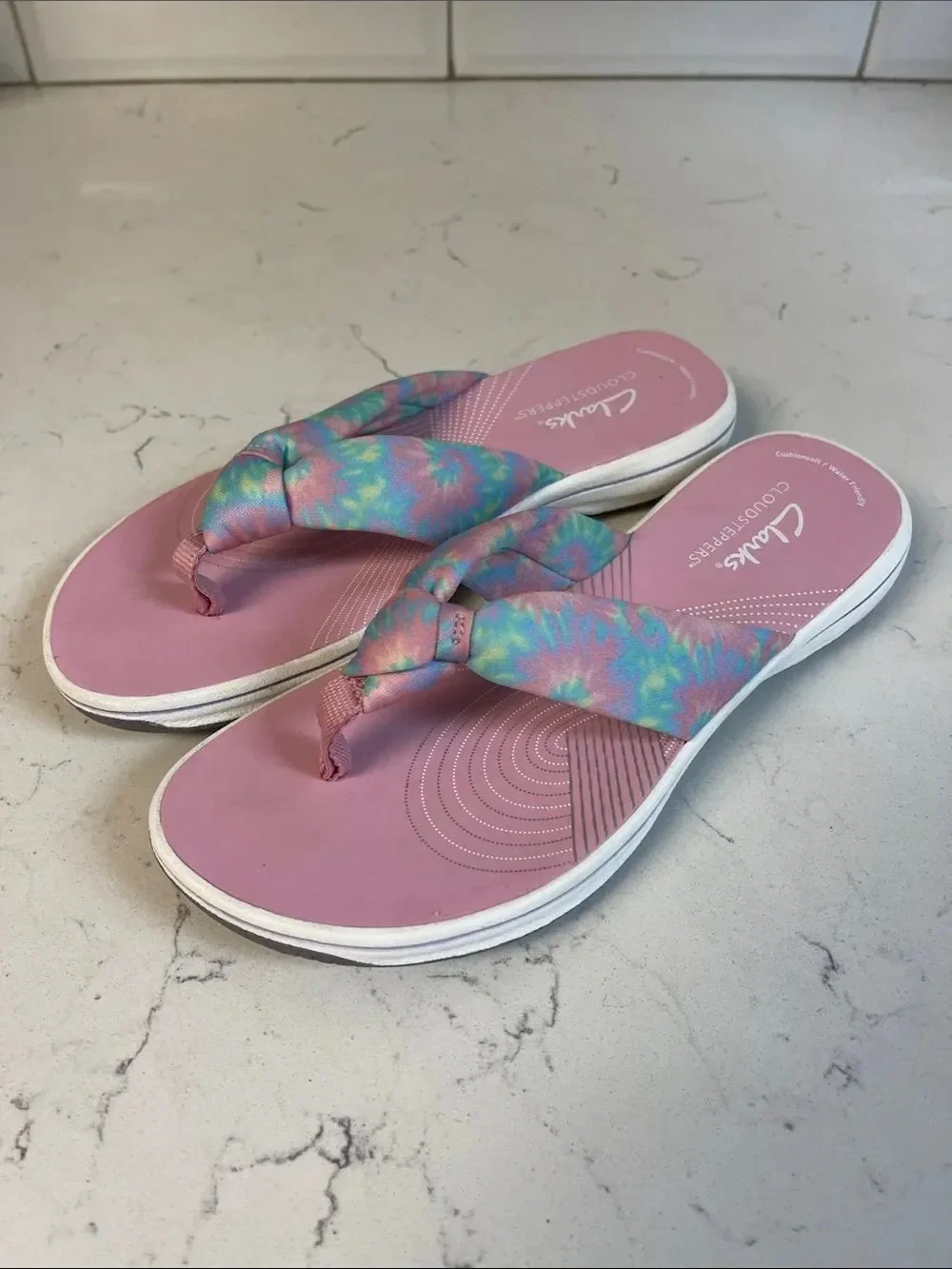 Kids' Clarks Brinkley Tye Multicolor Tie Dye Size 3 Style Number: 26169099